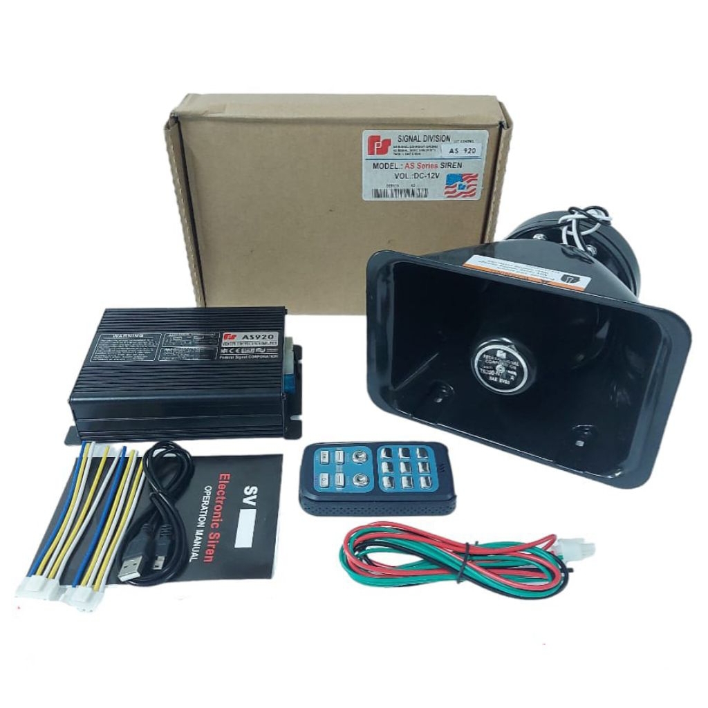 Sirine Patwal Amplie Wireless as 920+toa 200w (slim/kotak)