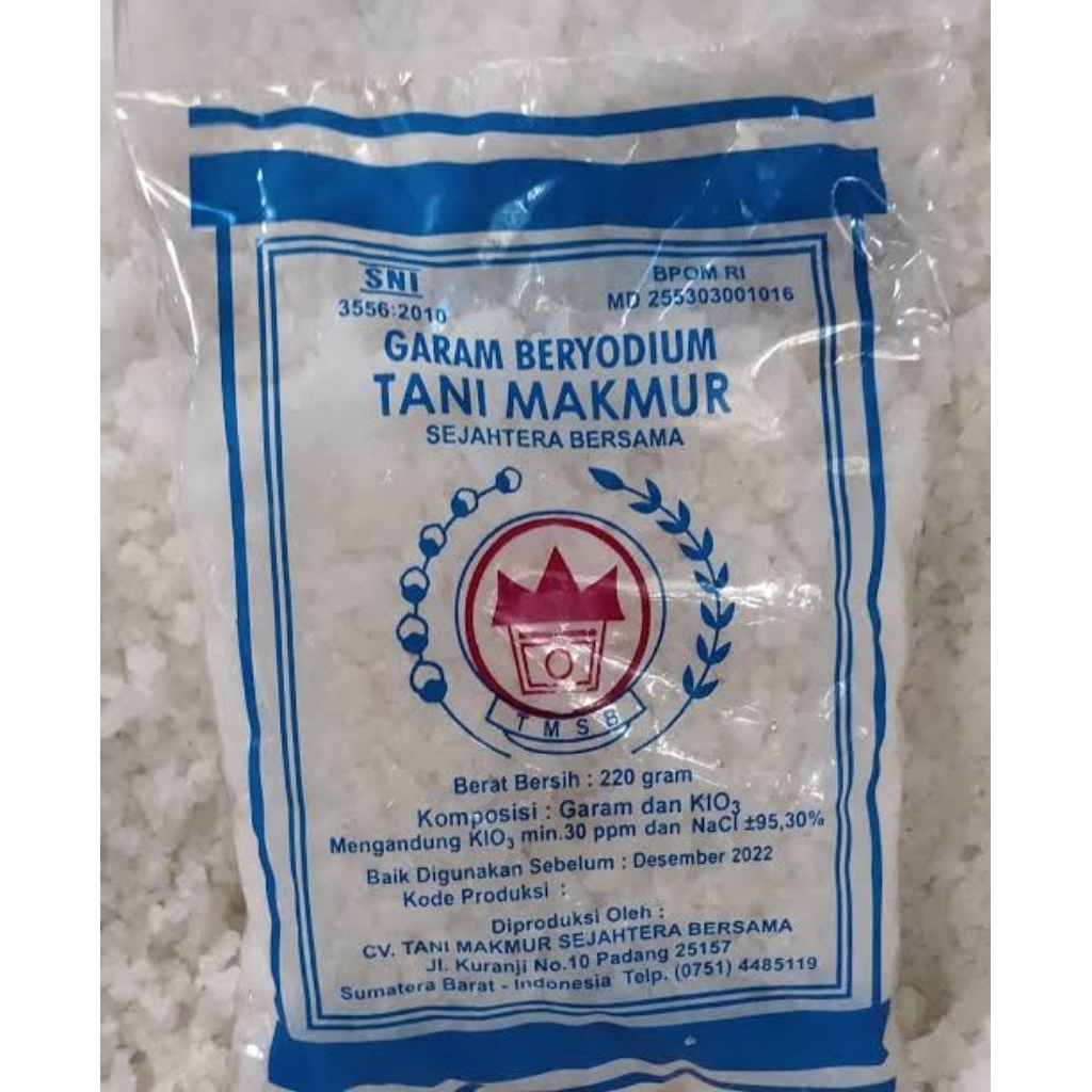 

Garam Tani Makmur - Garam Kasar Beryodium 220 gr