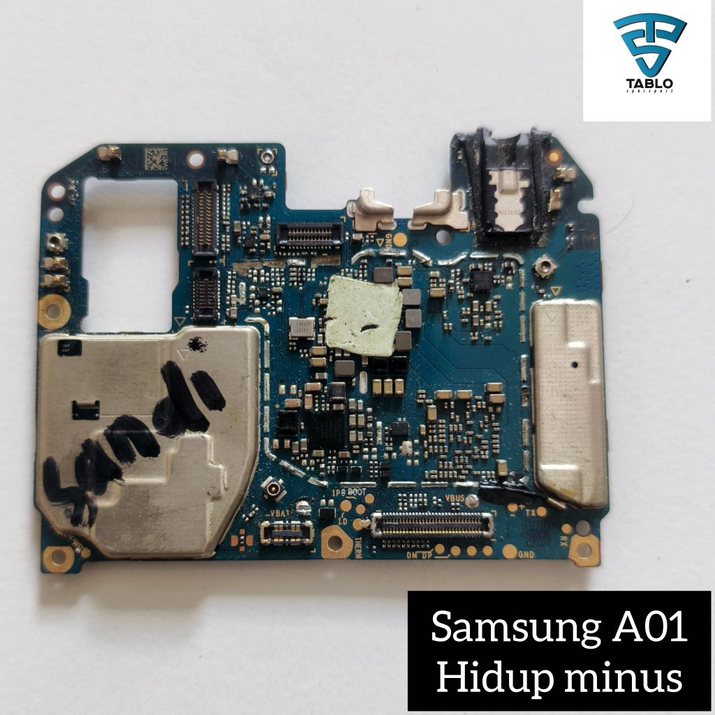 Mesin Samsung A01 hidup minus