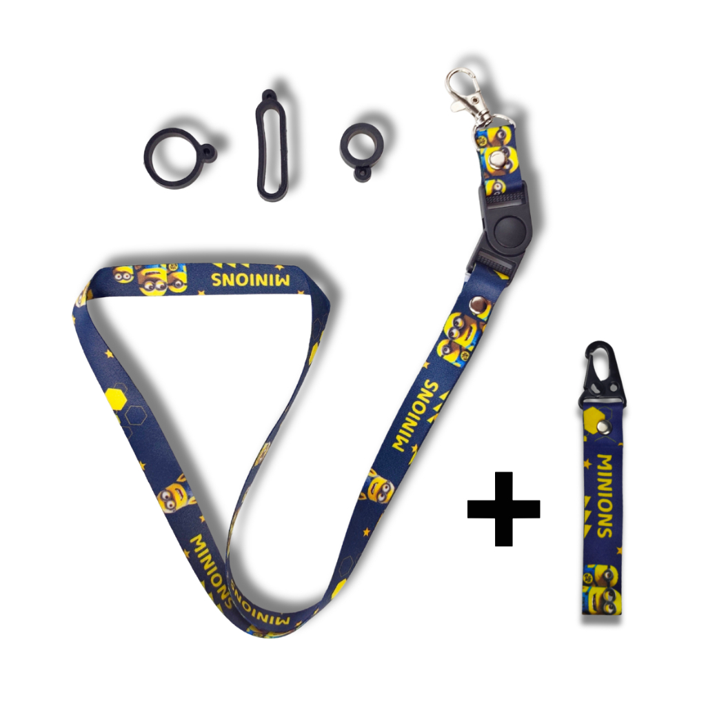 

Promo Paket Bundle Lanyard Gantungan Kunci Minions by EL Lanyard Podszz Lanyard Id Card Lanyard Gantungan Kunci Lanyard Tali HP Lanyard Anime