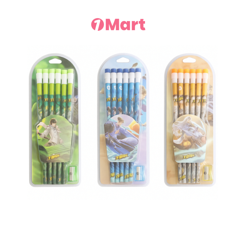 

1MART Pensil Karakter Game 10 Pcs