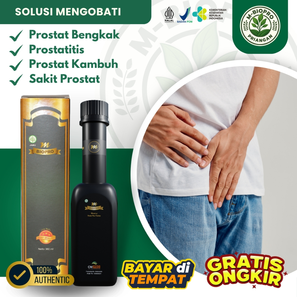 Herbal Pendukung Kesehatan Prostat – Bantu Ringankan Prostat Bengkak, Nyeri & Kambuh – M-Biopro Alam