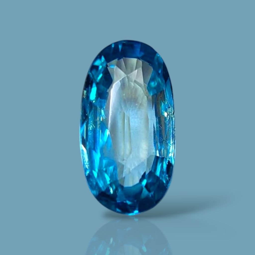 NATURAL BLUE ZIRCON  (real Pictr)