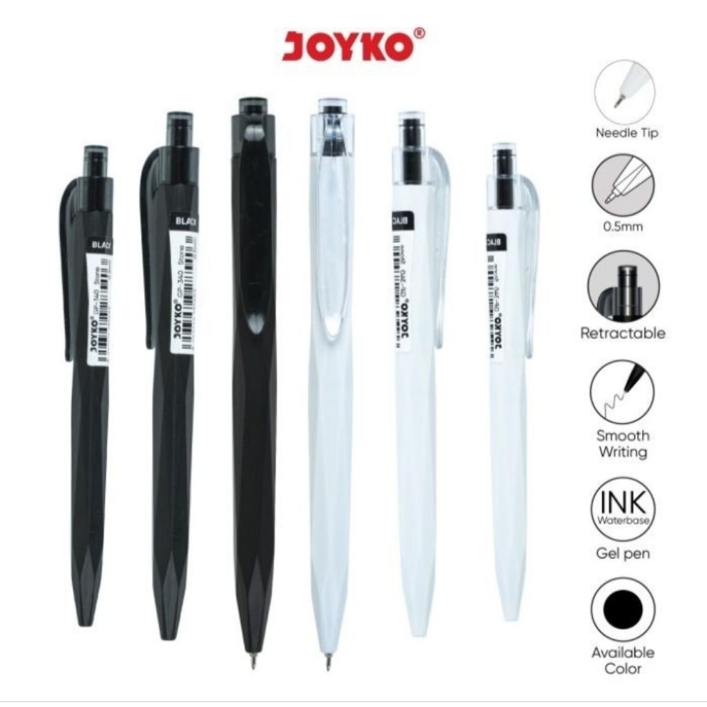 

Gel Pen Pulpen Pena Joyko GP-340 Stone 0.5 mm