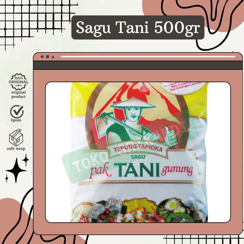 

Sagu Tani 500gr / Tepung Tapioka
