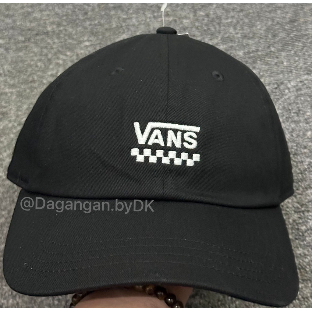 Topi Vans Logo Original 100 % Full Black