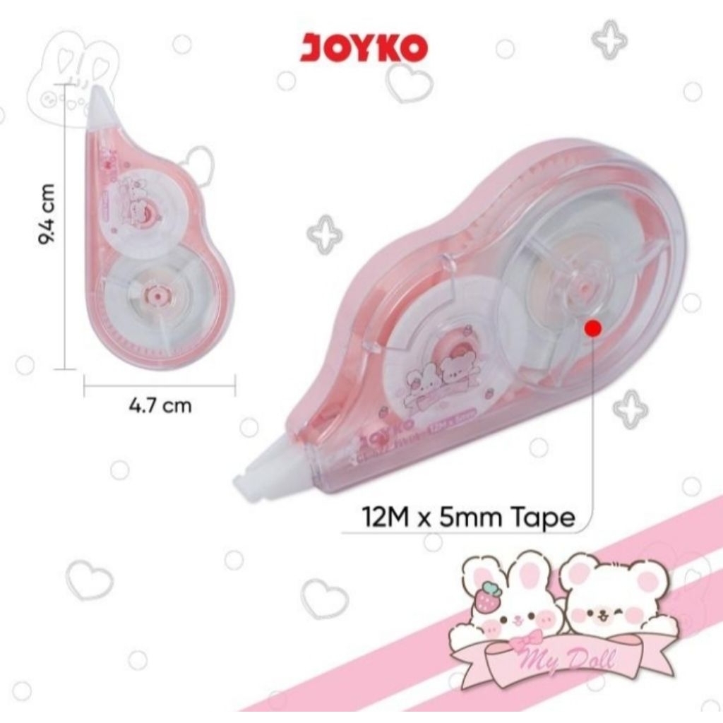 

Pita Koreksi correction Tape Joyko CT-522 My Doll