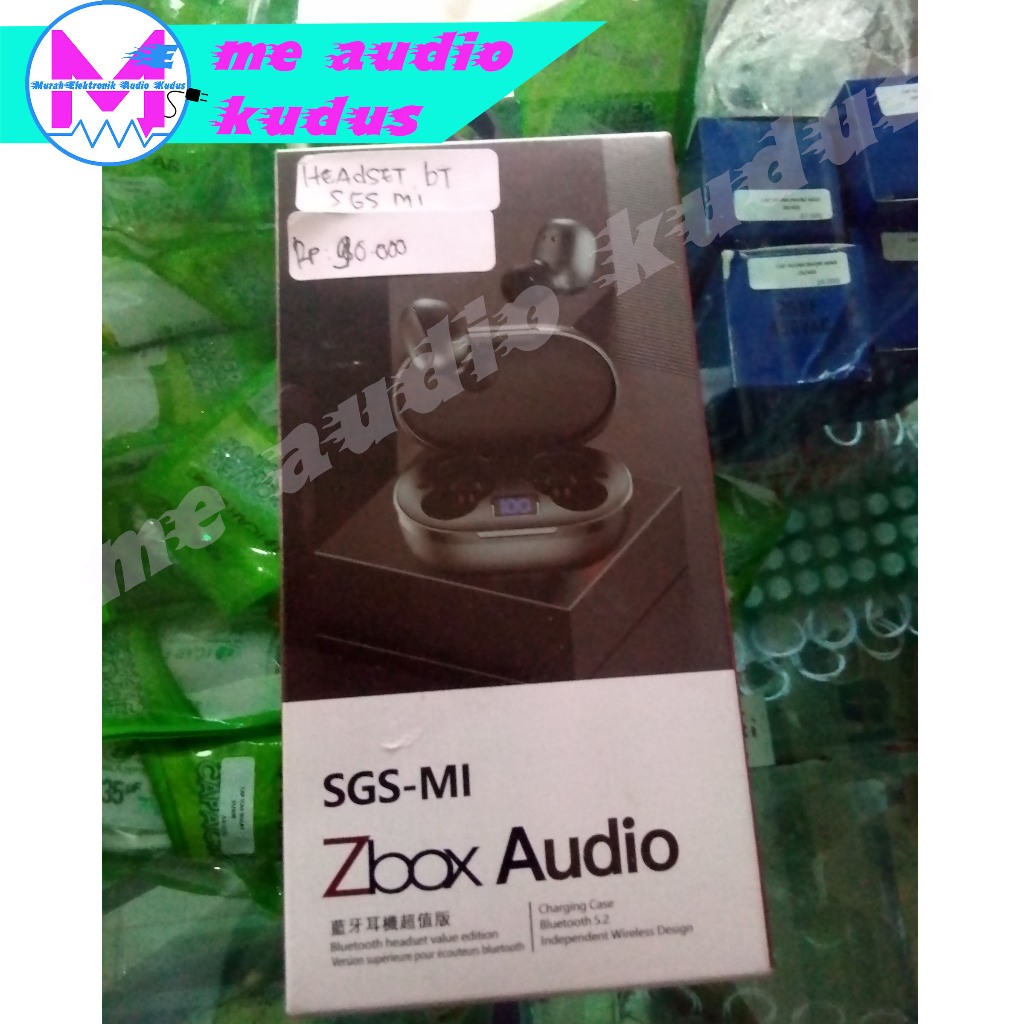 HEADSET Z-BOX AUDIO SGS-MI wireless EARBUDS BLUETOOTH
