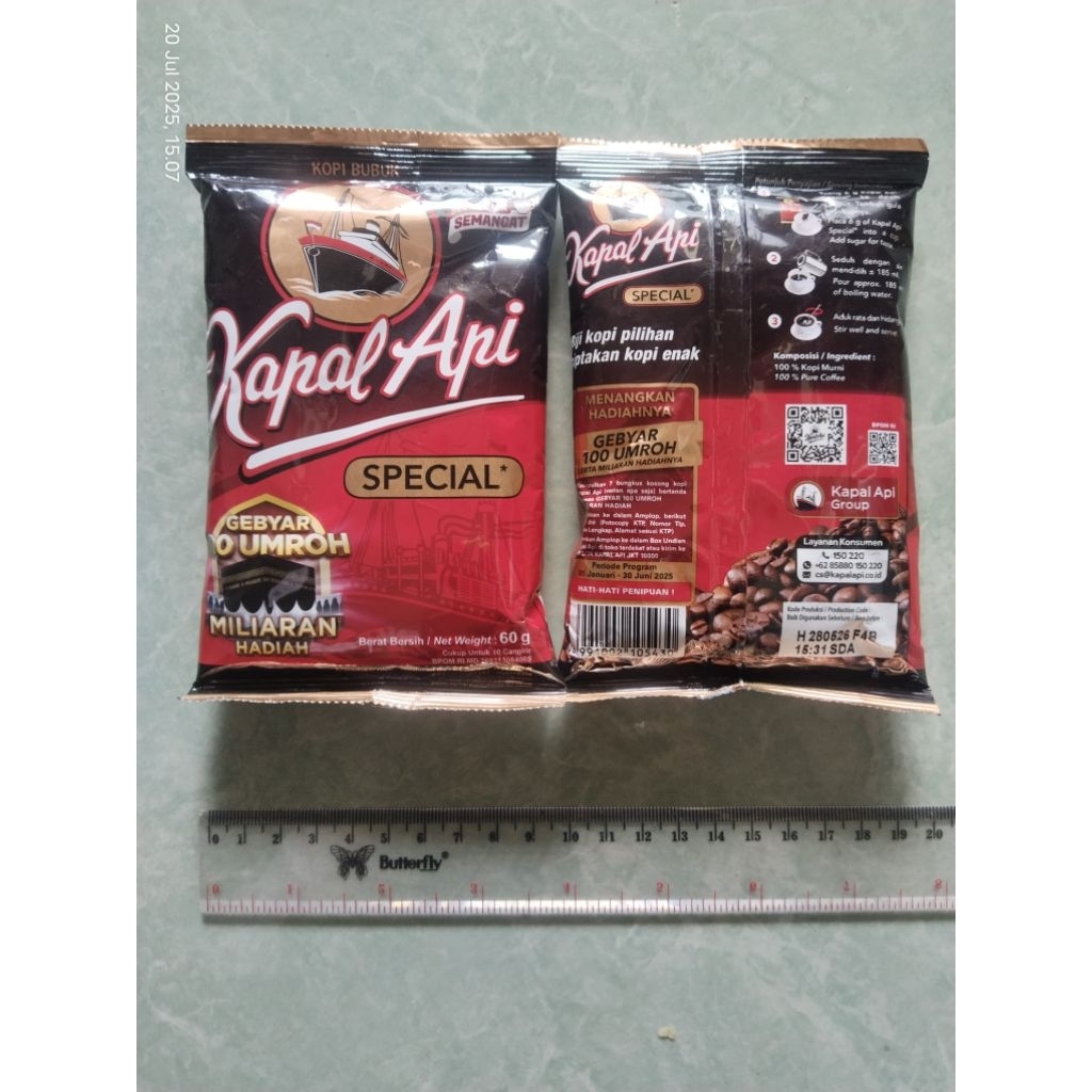 

kopi bubuk kapal api spesial kapal api special 60g