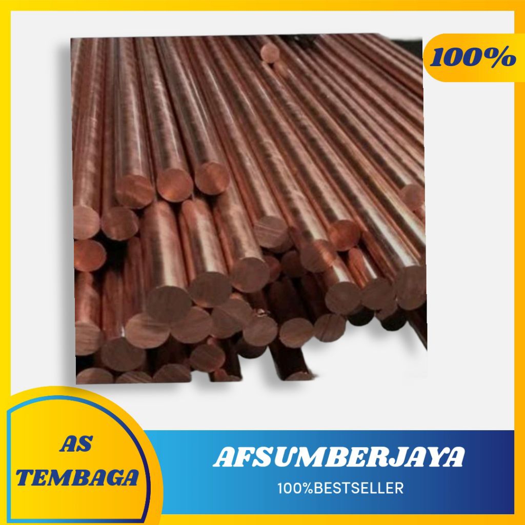 As tembaga diameter 5mm x 500mm - full tembaga