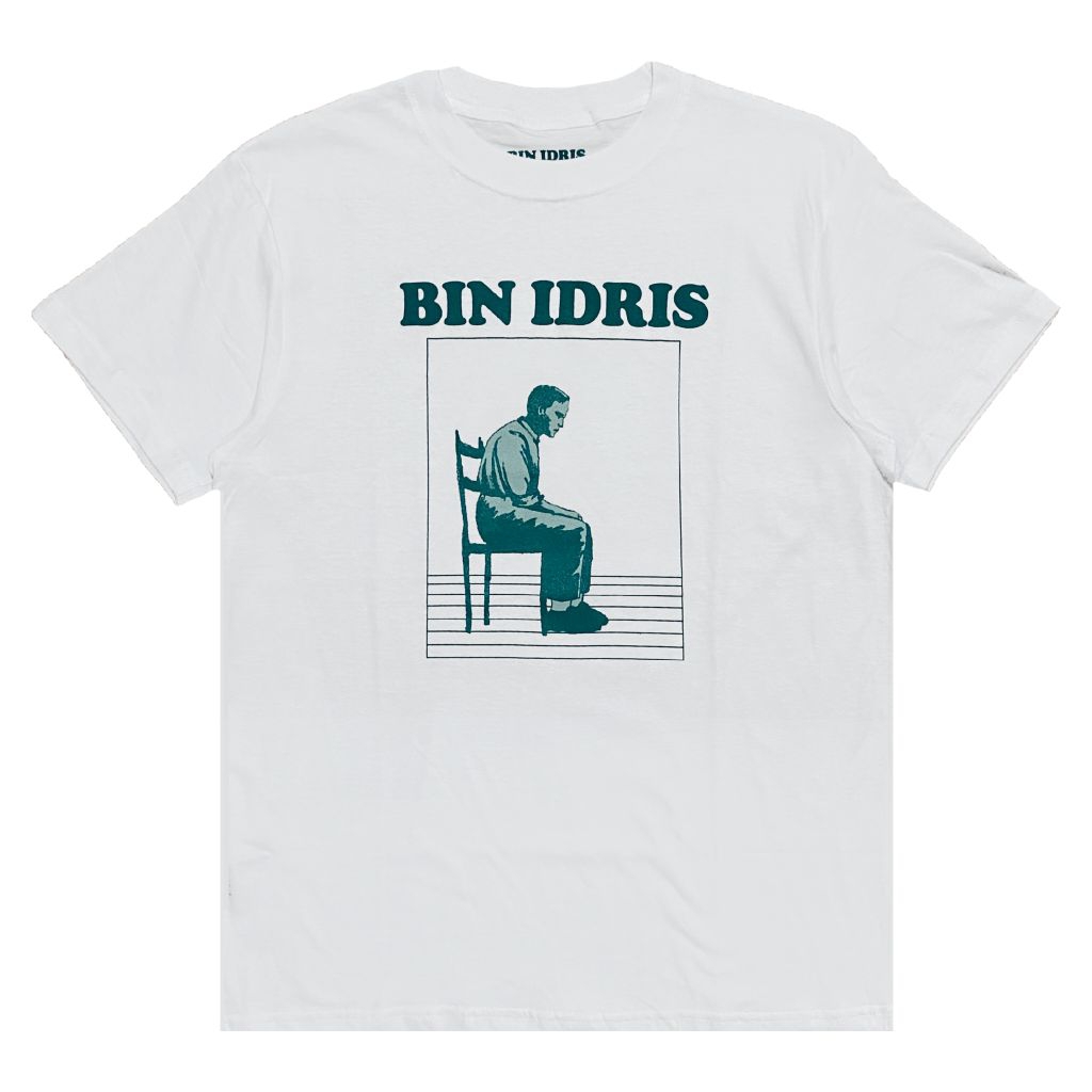 Ready Stock - Tshirt BIN IDRIS - III Cover White | Bin Idris Official Merchandise