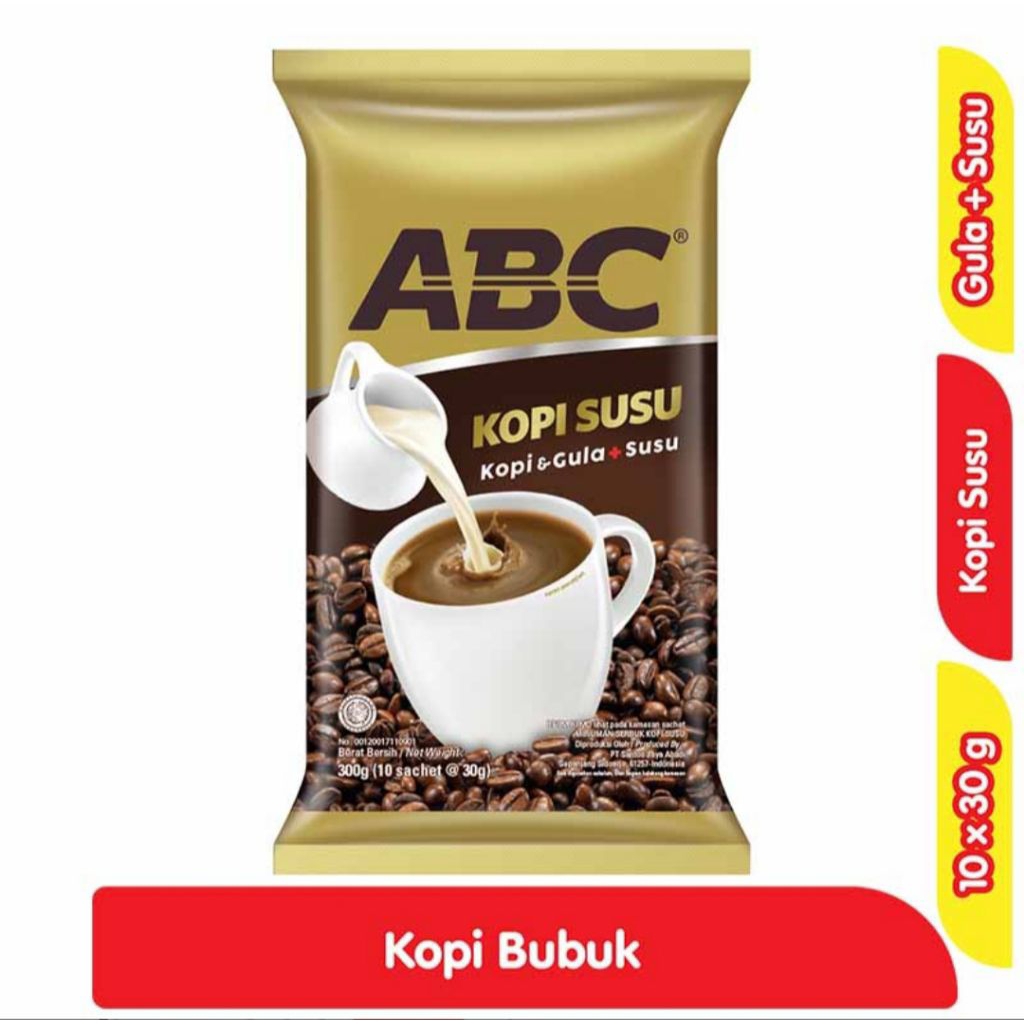 

ABC Kopi Susu Instan 10×30g