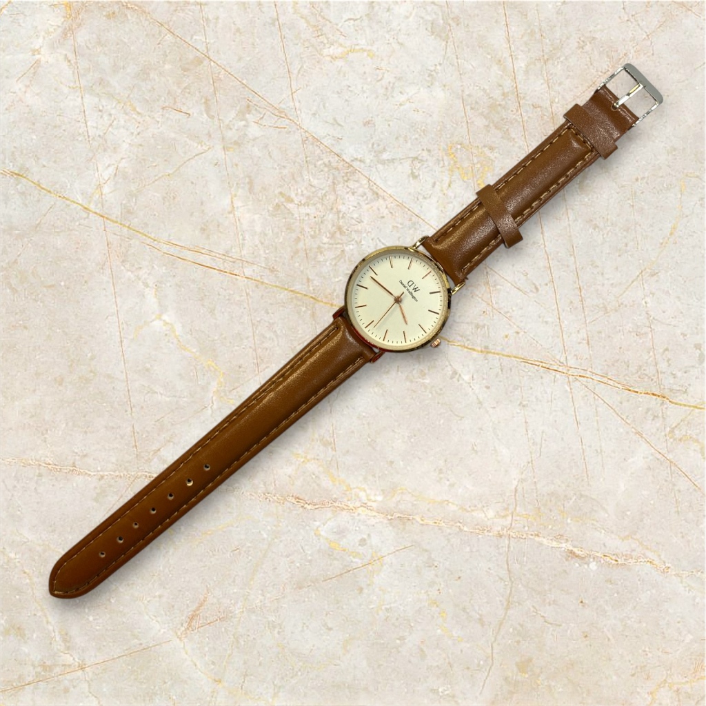 JAM TANGAN WANITA KULIT (DW&ALBA)