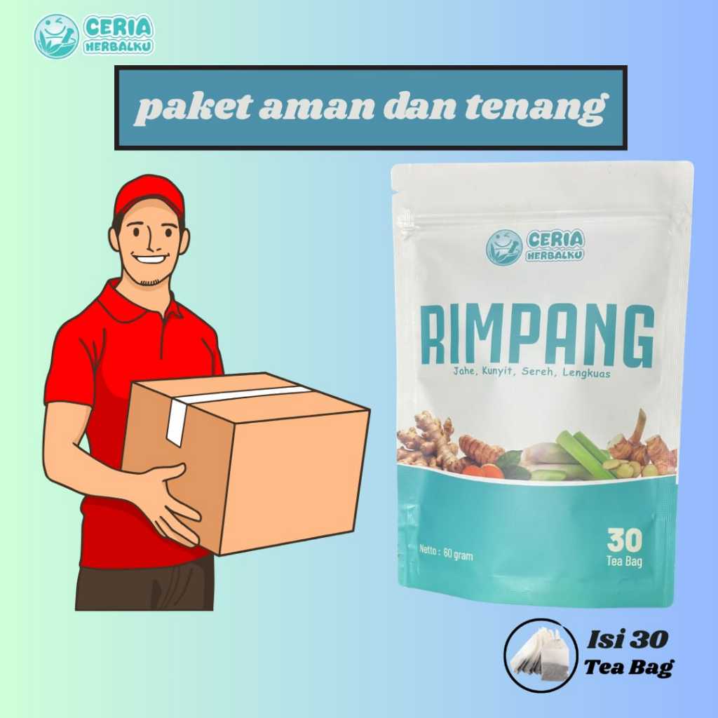 

(Paket Rimpang + Dus Packing) Teh Rimpang minuman berbasis rempah dengan berbagai khasiat by Ceria Herbalku