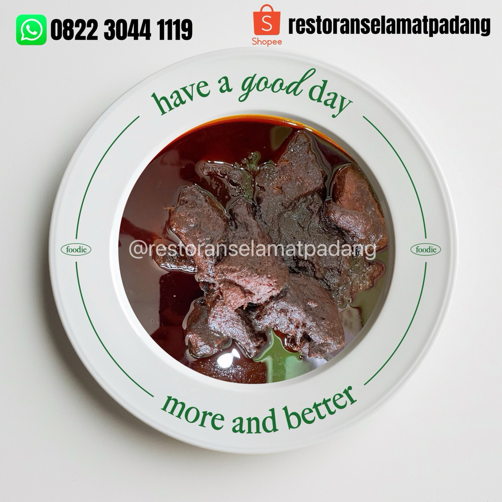 

Rendang Restoran Selamat Padang 10 Potong