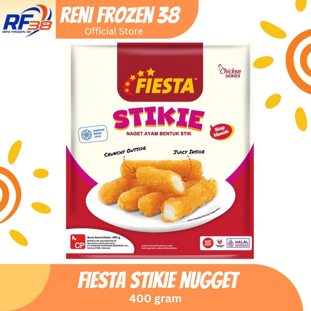 

Fiesta Stikie Nugget 400 gram / Frozen Food / Reni Frozen 38