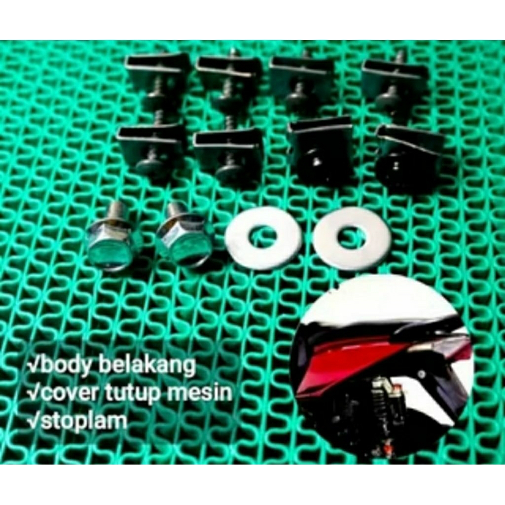Baut Cover Body Honda Beat Karbu / Beat Karbu cover body kanan kiri