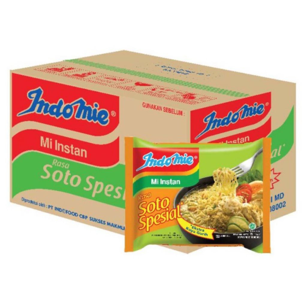 

Indomie Mie Mi Instan Rasa Soto Spesial 75 gram