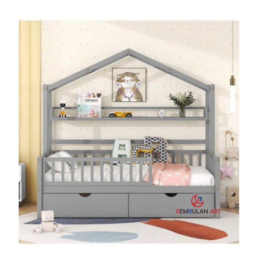 DIPAN ANAK DIPAN LACI MODERN MINIMALIS DIPAN DUCO