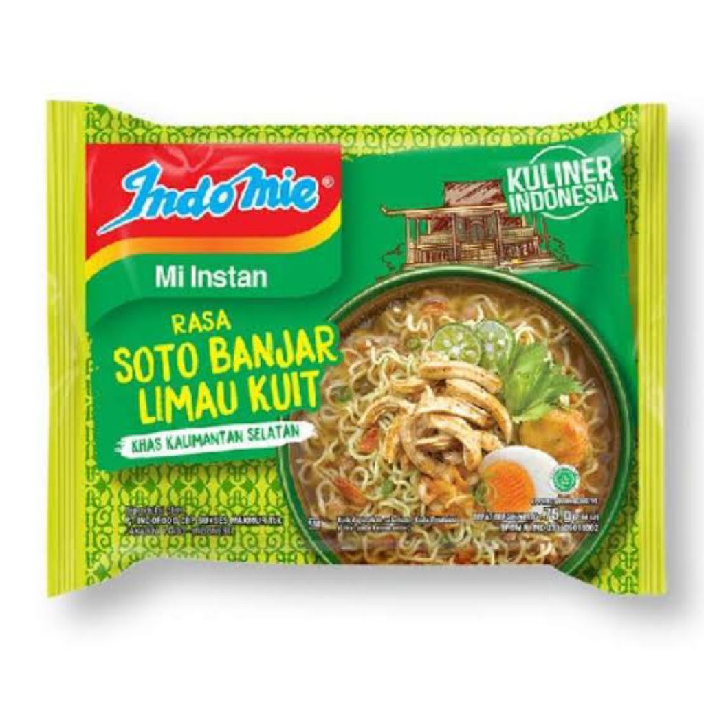 

Indomie Mie Mi Instan Soto Banjar Limau Kuit 75 gram