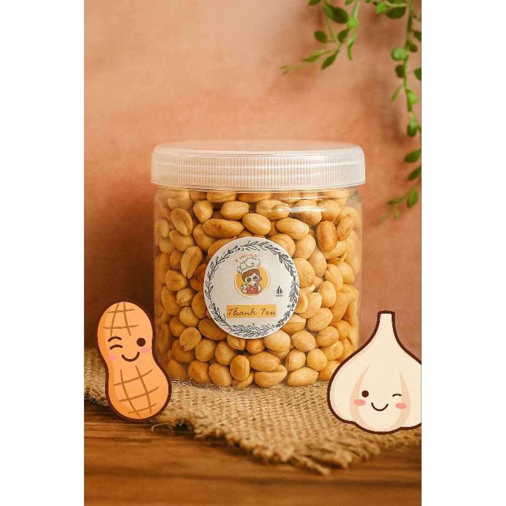 

Kacang Bawang 300gr – Gurih Renyah Toples Mini | Pawon Rasa – Camilan Rumahan Premium