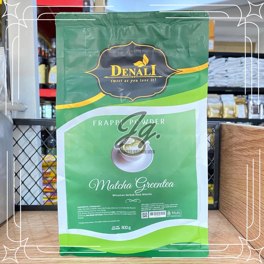 

DENALI BUBUK MATCHA - POWDER MACA GREEN TEA 800 gr