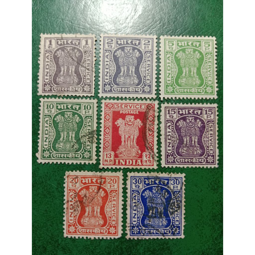 

Prangko India 8 Pcs Campur USED
