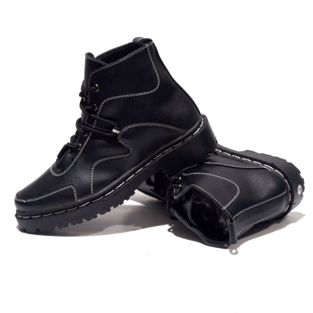 Sepatu Docmart Pantofel Pdh Sekolah Pria Tinggi Sakizi-Rush