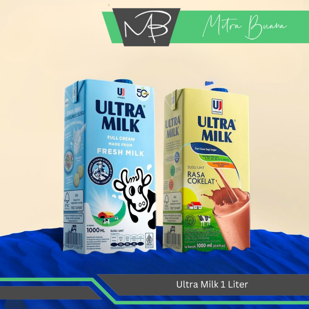 

Susu Ultra 1 Liter Full Cream/Cokelat - Minuman Susu Kotak Kemasan Jumbo Original Asli Murah