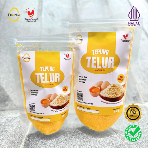 

EGG YOLK POWDER / TEPUNG KUNING TELUR MURNI HALAL 1 KG LOKAL BERKUALITAS