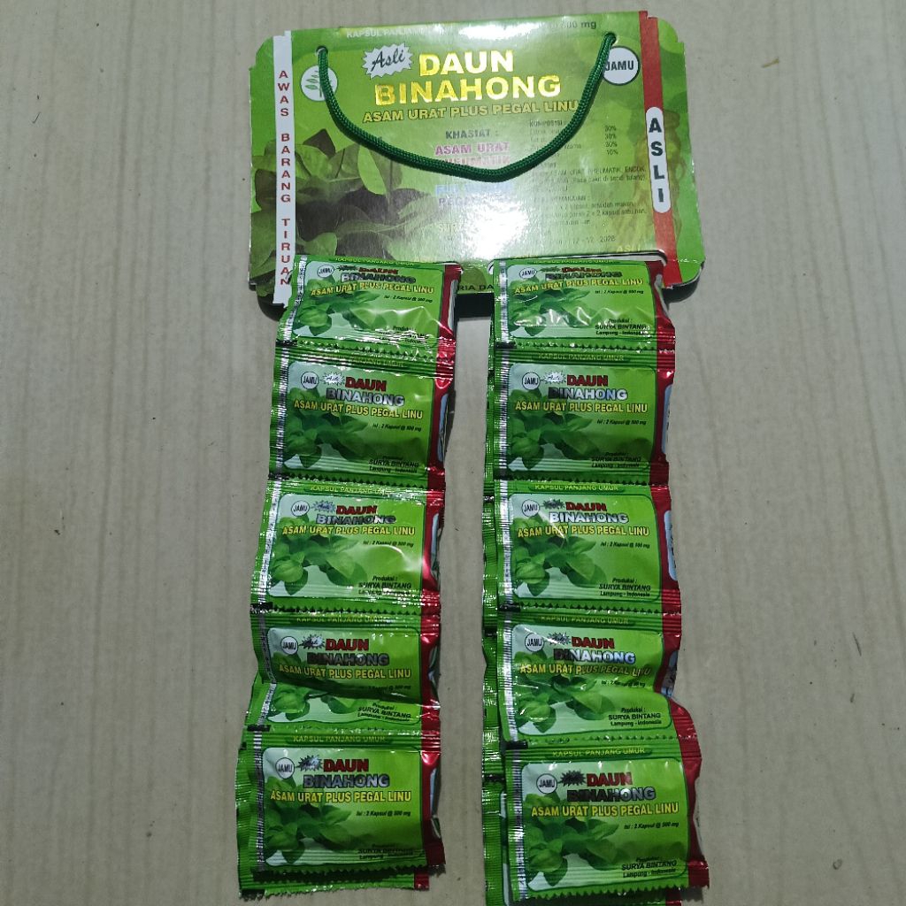 

Daun binahong penghijauan