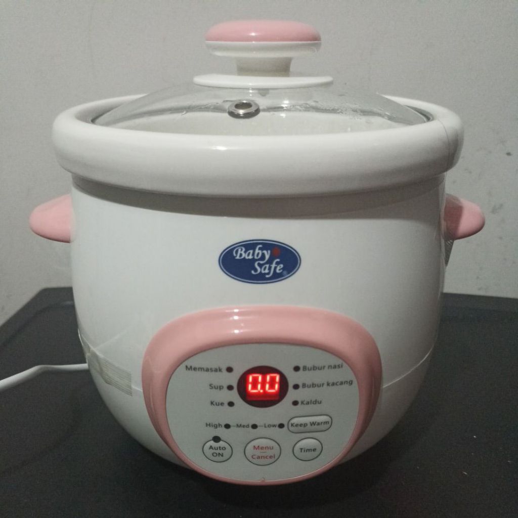 SLOW COOKER BABY SAFE / RICE COOKER BUBUR BAYI SUP / BABY SAFE SLOW COOKER 1.5L - SECOND