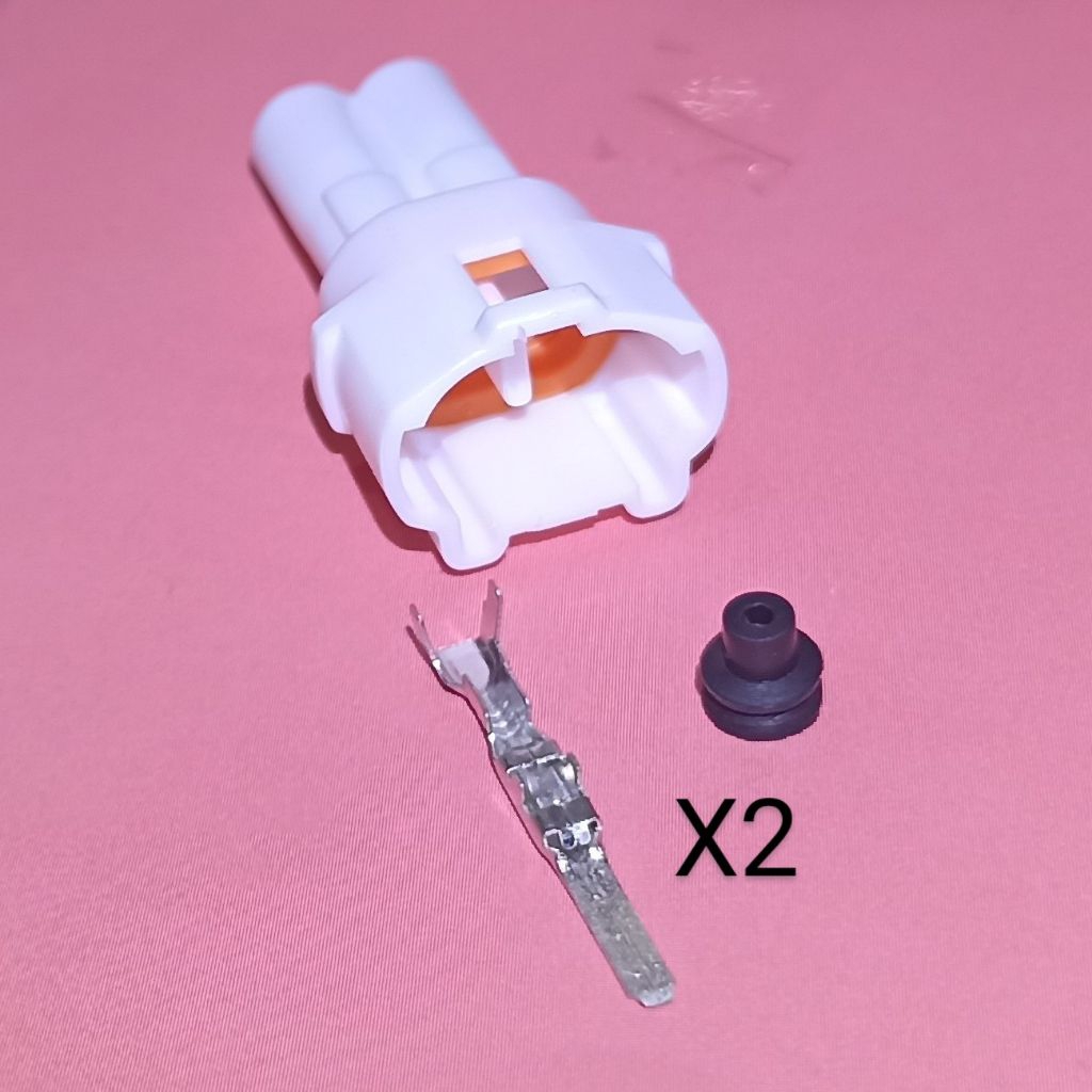 GROSIR 100 set - Soket 2 pin Male 6187-2311