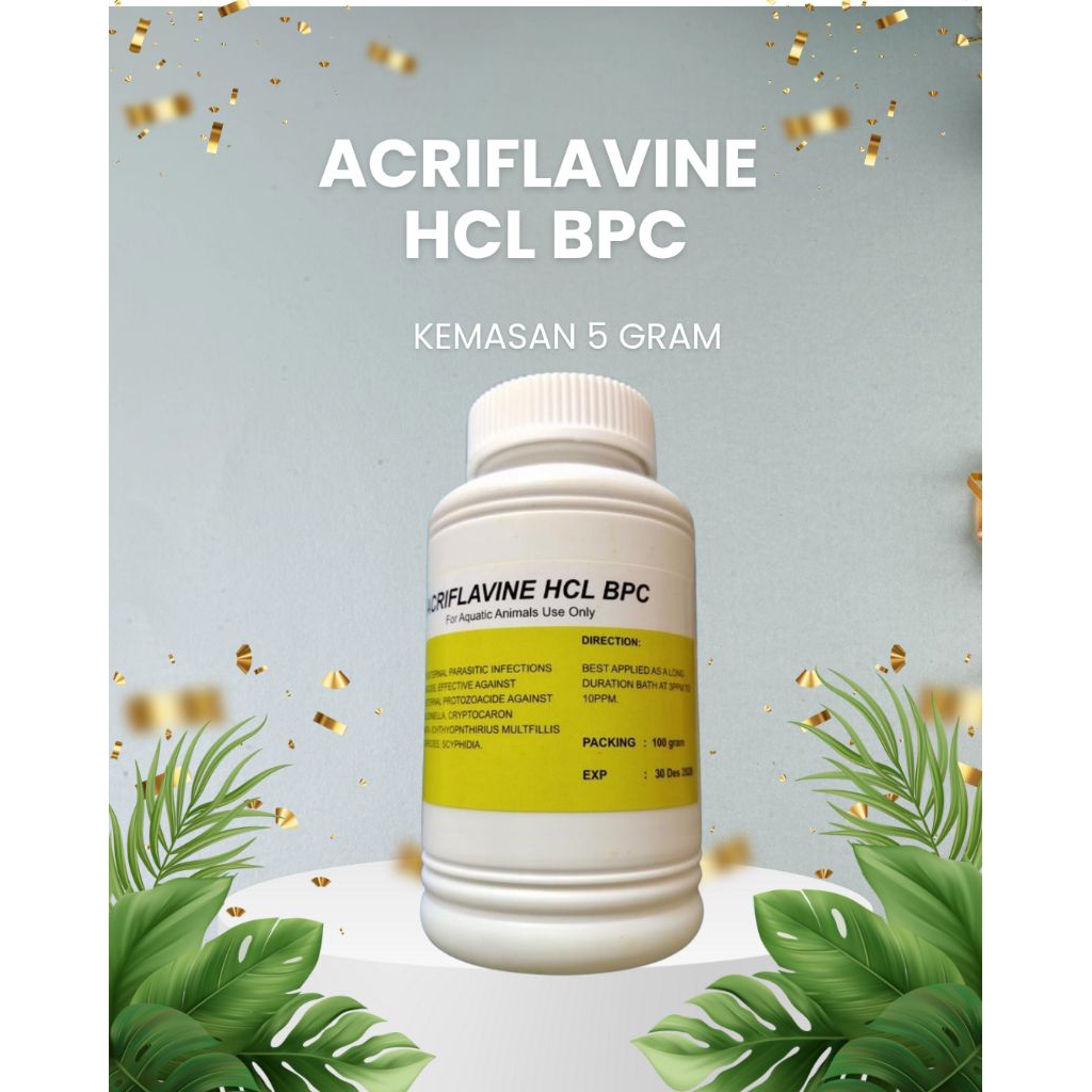 Giltbite_ Acriflavine Hcl 5Gram / Acriflavine Hcl /Acriflavine/Acriflavine