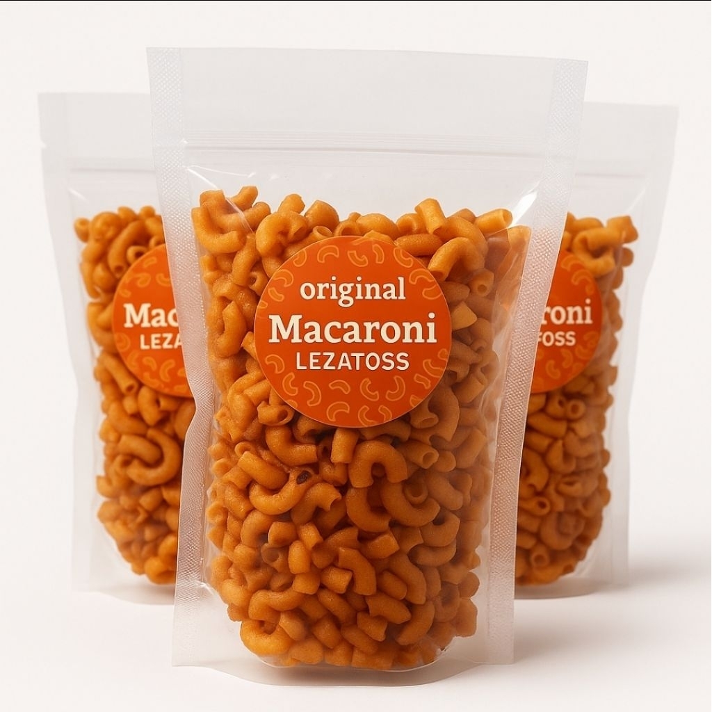 

( PO) Macaroni Lezatoss – Snack Makaroni Renyah, Gurih, Bikin Nagih!