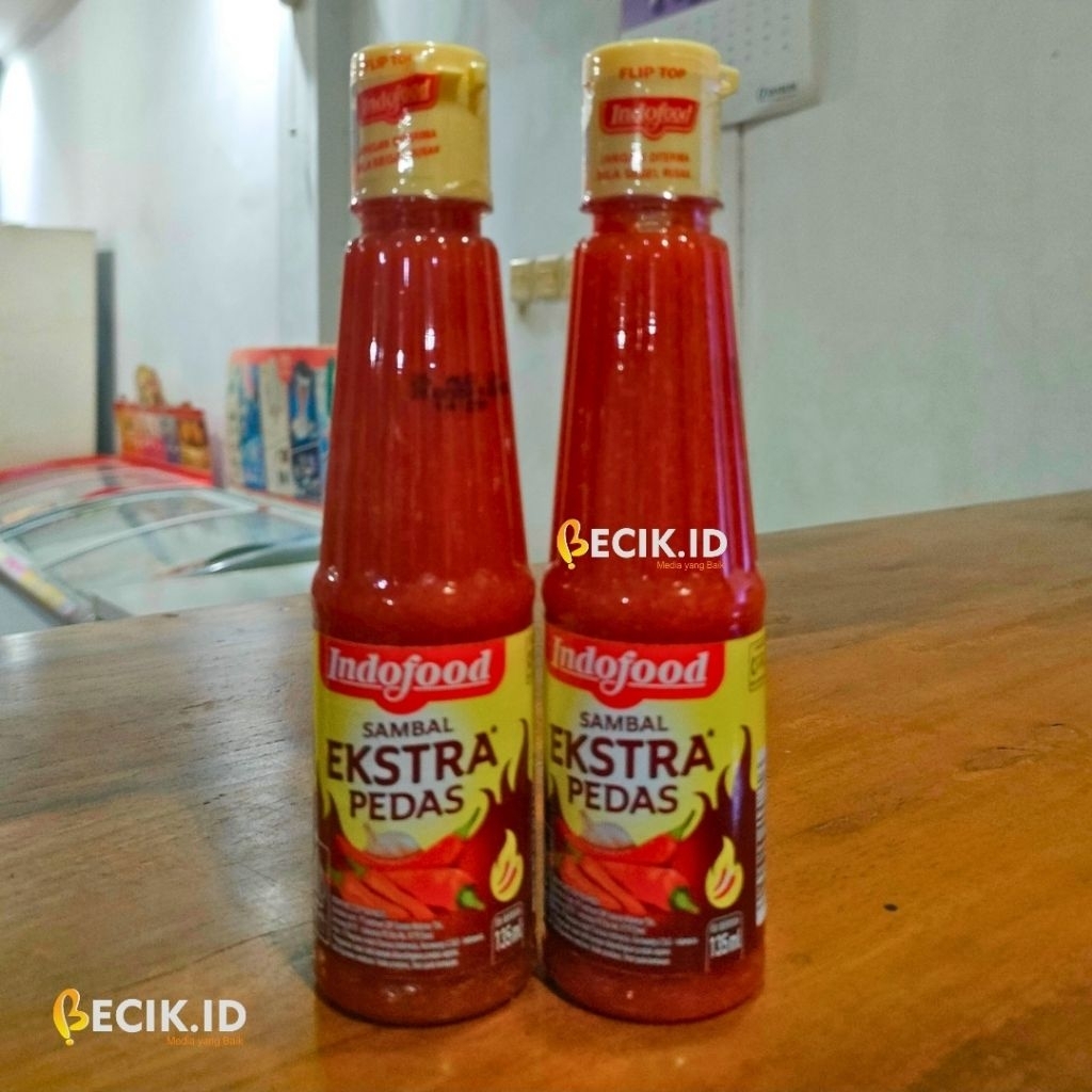 

INDOFOOD Saus Sambal Extra Pedas 135ml – 2 Pcs | Exp 03 November 2026