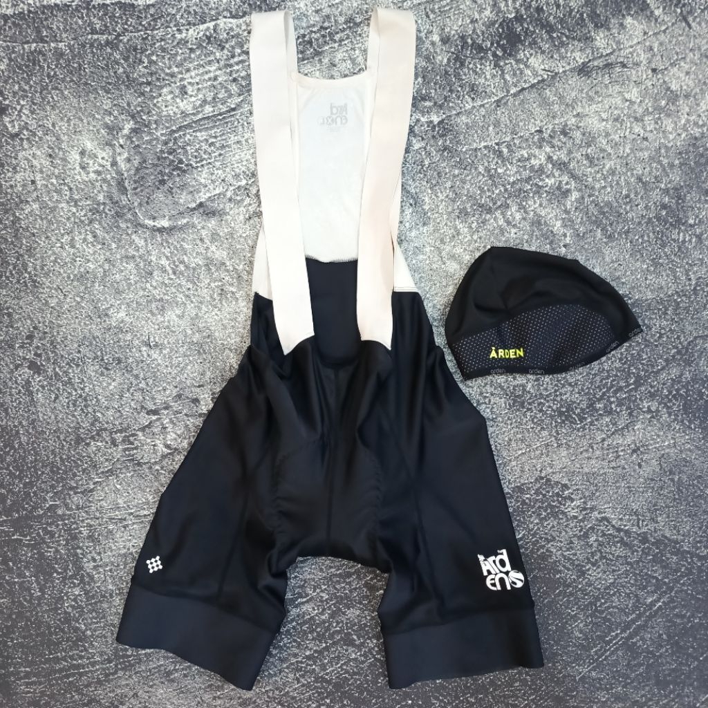 Celana sepeda dan soft cap paket Om Ade Fahmi