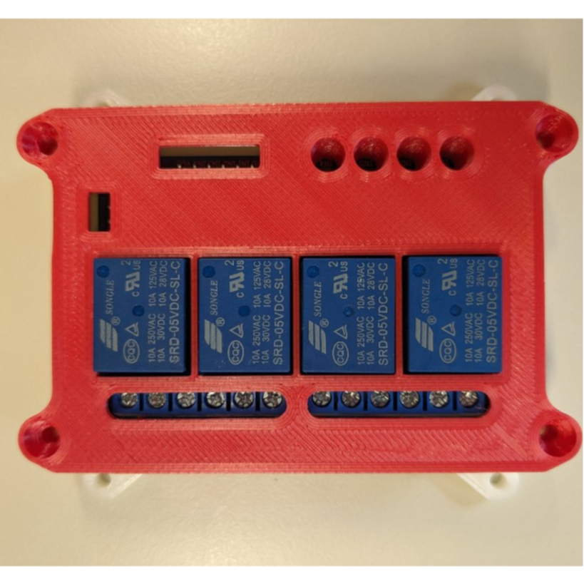 Case Module Relay 4 channel
