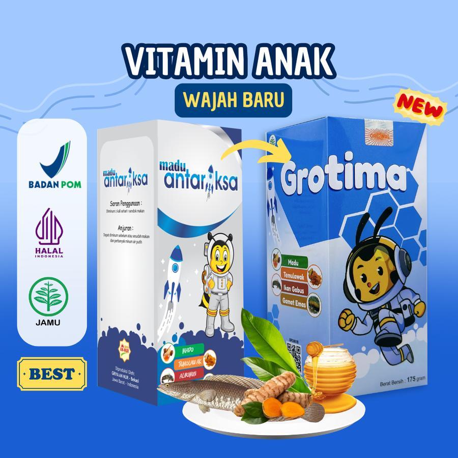 Madu Antariksa - Grotima Vitamin Anak Terlambat Bicara Pelancar Bicara Anak
