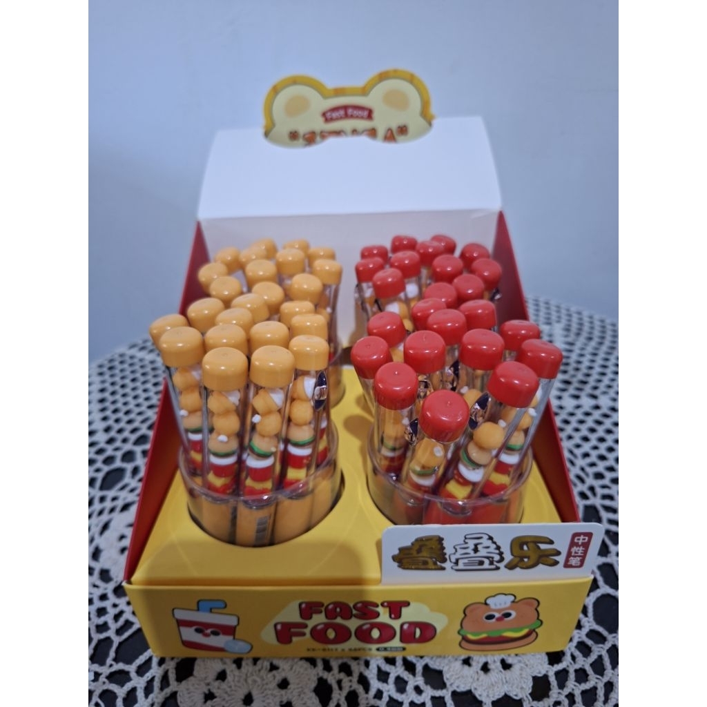 

Pulpen fast food burger kentang