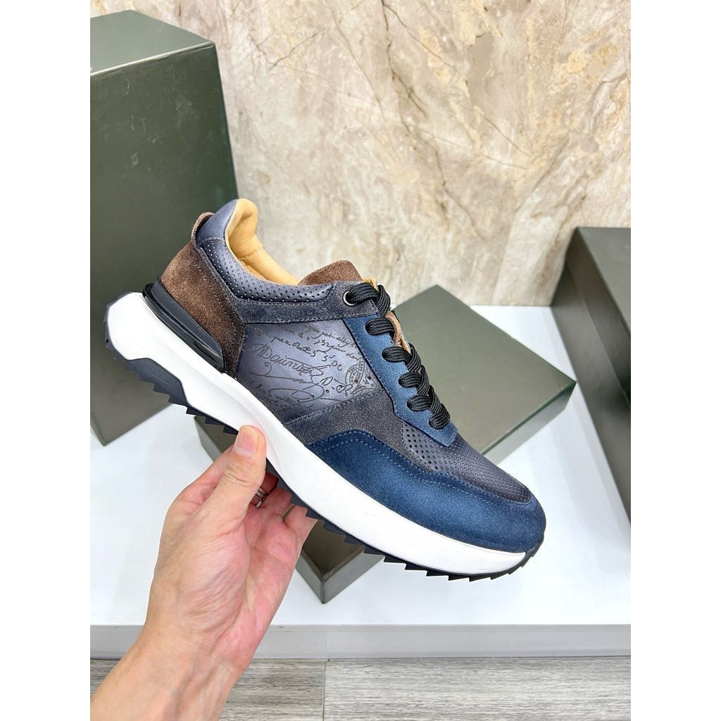 Sepatu Sneakers Pria Branded Import Berluti