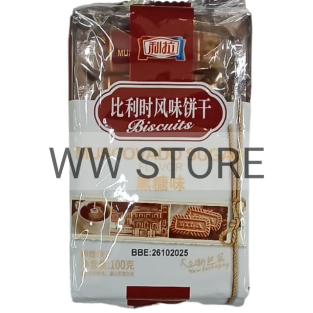 

Biskuit rasa karamel LILA MUSCOVADO SUGAR FLAVOR Biscuit Biscuits 100g