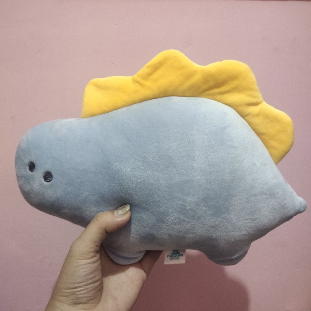 Boneka Dino Lucu Fun Claw – Dino Biru Lembut