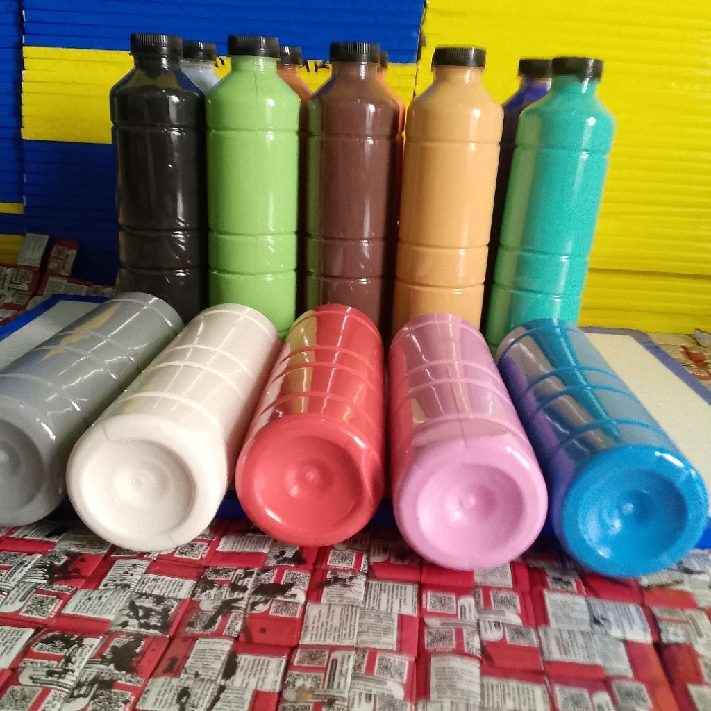 

cat akrilik 500 gram ekonomis langsung pakai murah cat akrilik/cat multi guna