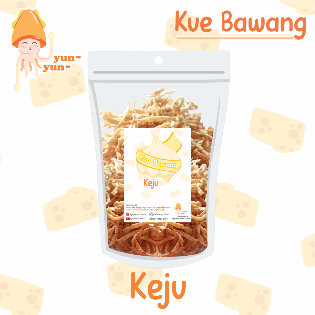 

Rasa Keju - Snack Kue Bawang Nyun-Nyun