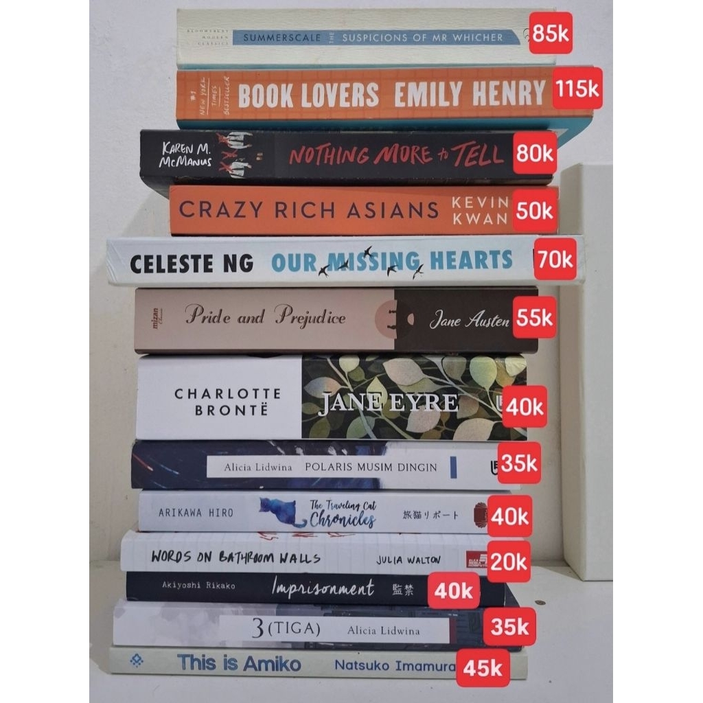 Preloved Novel Indonesia, English