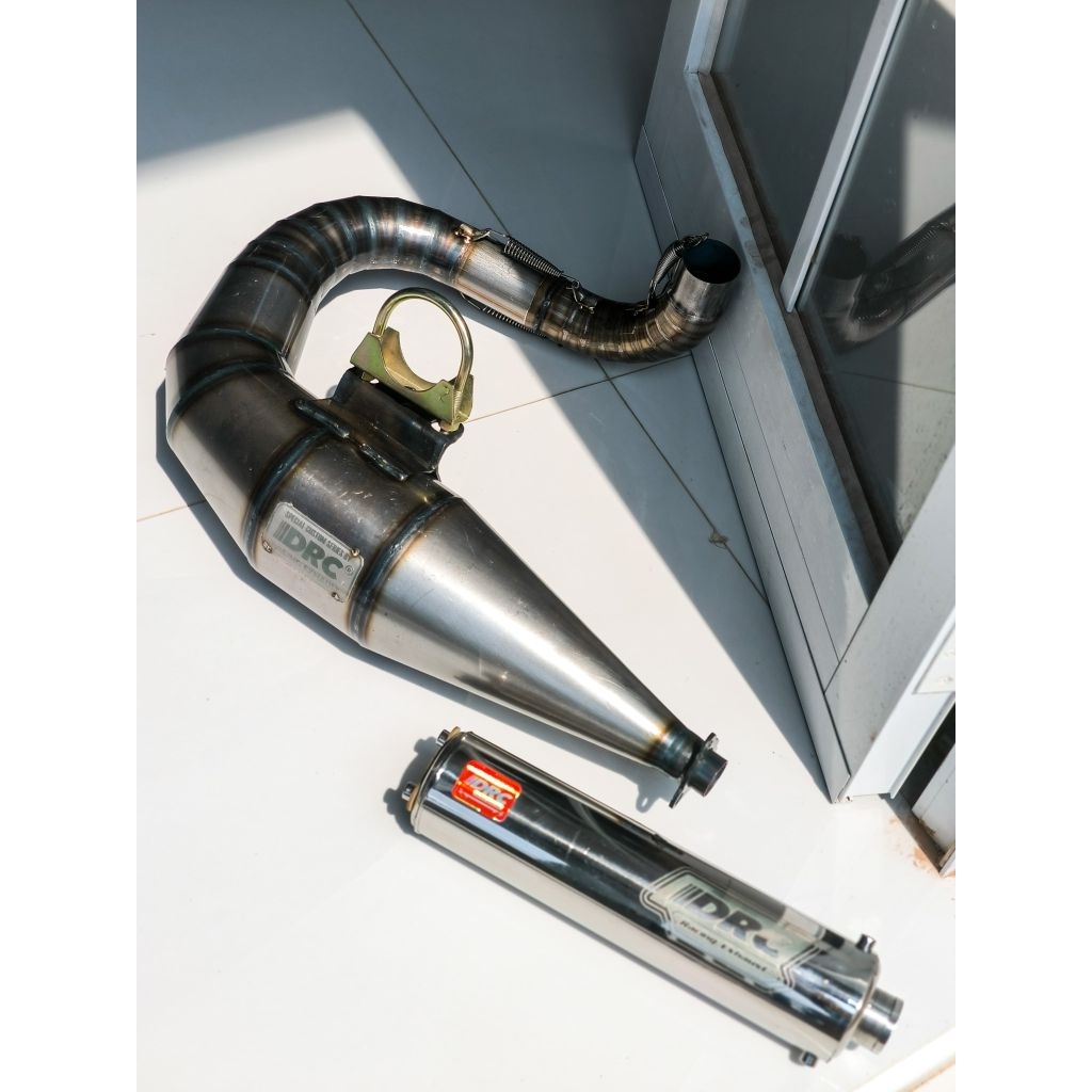 KNALPOT RACING VESPA DRC VICTORY BUANG KIRI GALVANIS