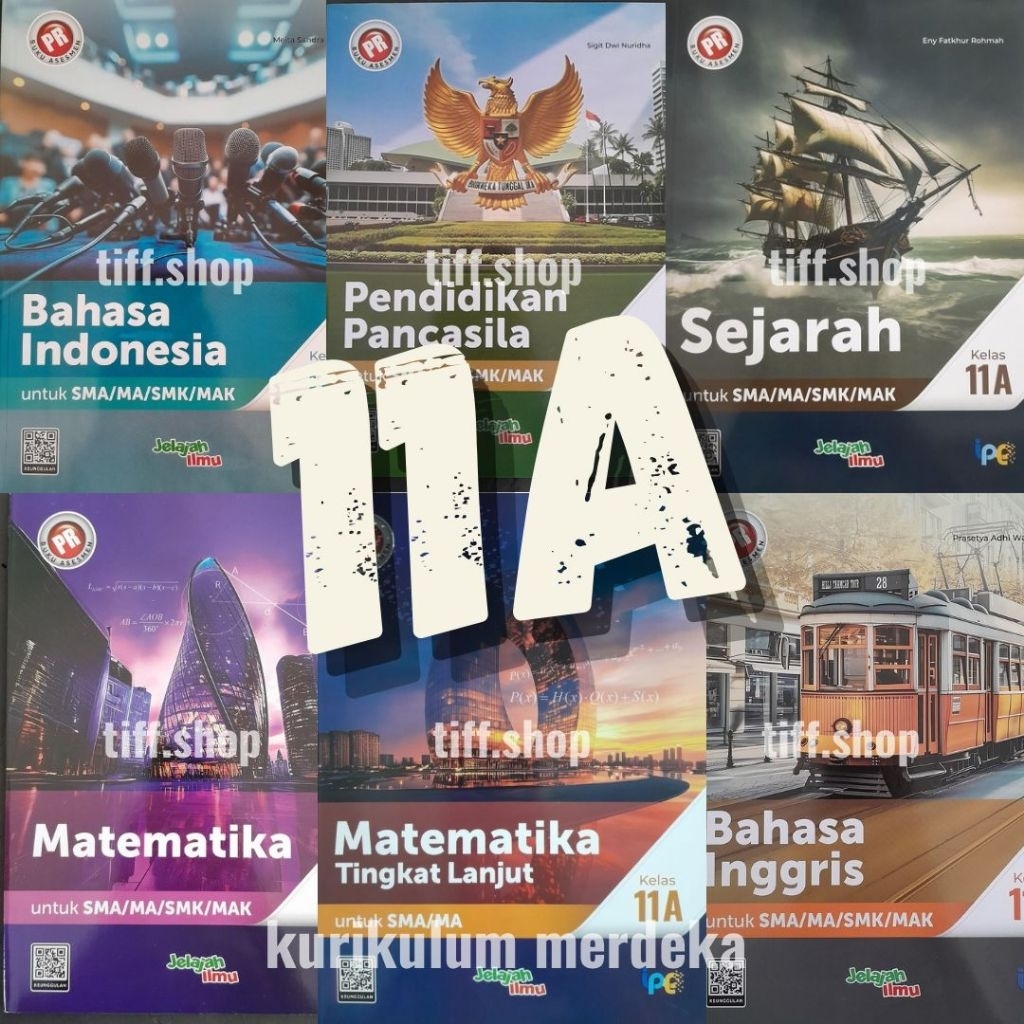 Buku PR / LKS kelas 11 semester 1, 11A,  (kurikulum merdeka) Intan Pariwara.