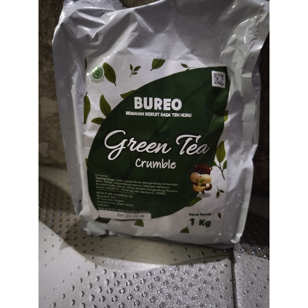 

CRUMBLE BUREO GREENTEA 1KG