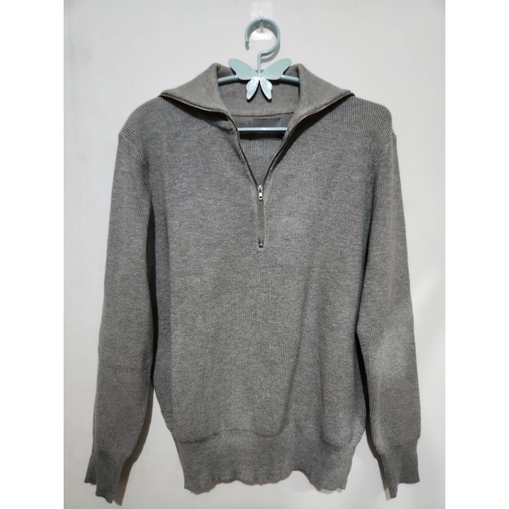 BEST SELLER  ATASAN THIS IS APRIL X SYIFA HADJU BAJU KNIT ABU